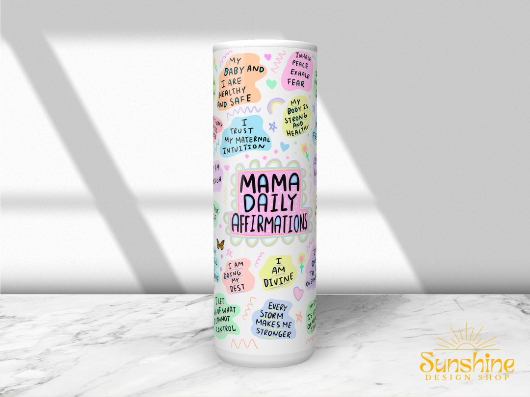 Mothers Day Tumbler / Mom Affirmations Graphic by PixelKat · Creative  Fabrica