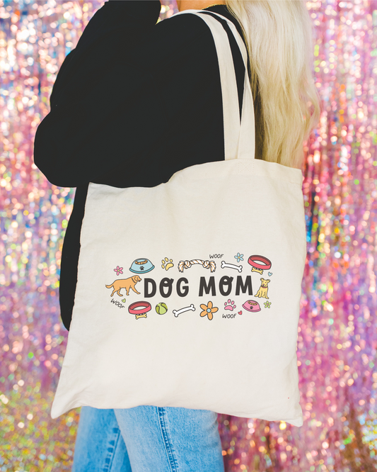 Dog Mom Tote Bag