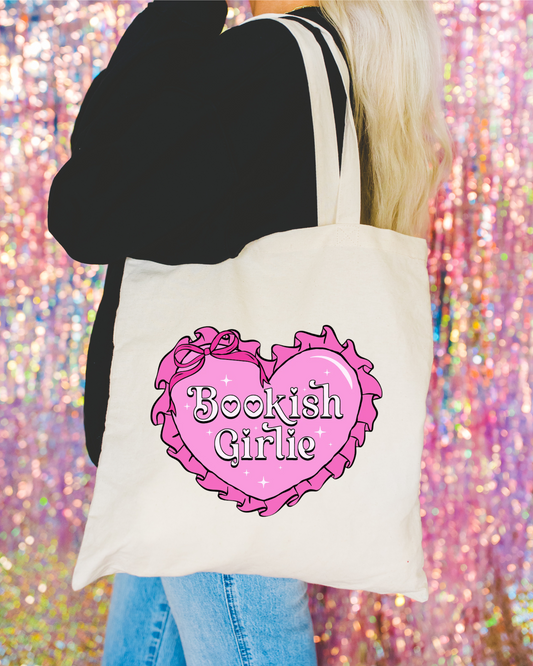 Bookish Girlie Tote Bag