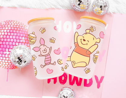 Winnie The Pooh Glass Cup