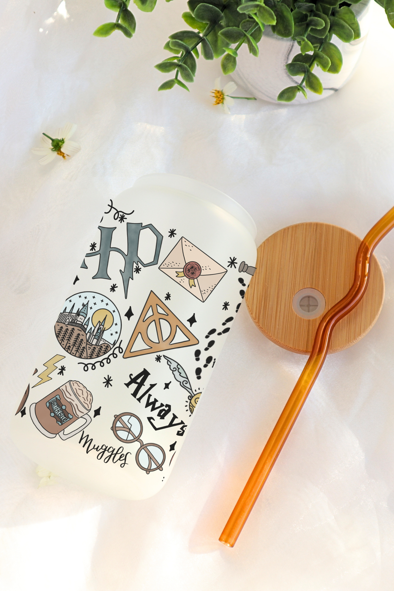 Harry Potter Glass Cup