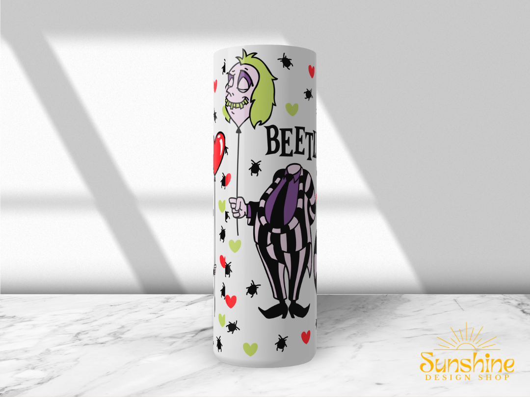 Cute Beetlejuice Tumbler – Sunshine Design Shop