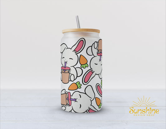 Bunny Glass Cup