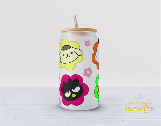 Hello Kitty with Friends Glass Cup